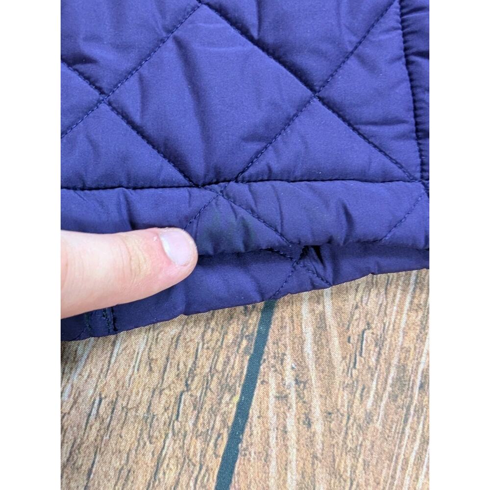 Lauren Ralph Lauren Quilted Jacket Womens 2X Purple Barn Corduroy Trim - Picture 13 of 16